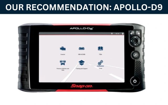 ID Tool Matcher Inquiry APOLLO D9 Snap On Diagnostics